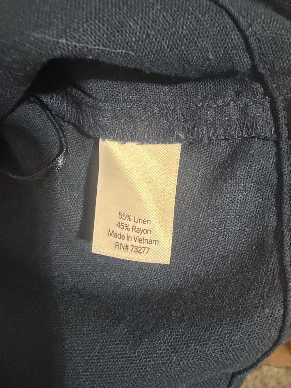 LC Lauren Conrad Deep Navy Square-Neck Tank Top - Picture 5 of 6
